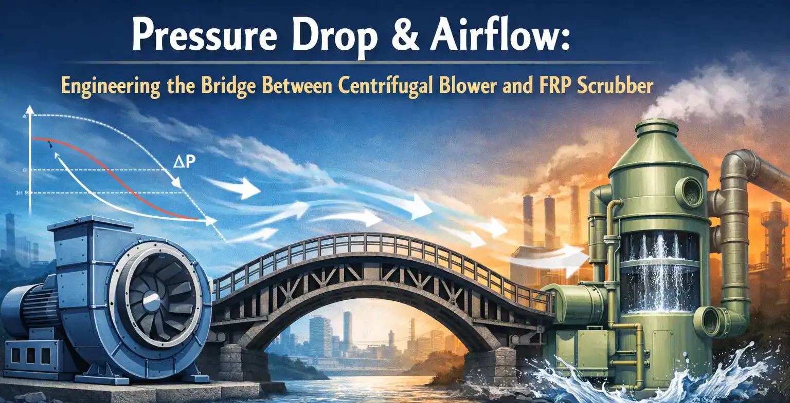 Pressure Drop & Airflow: Engineering the Bridge Between Centrifugal Blower and Scrubber