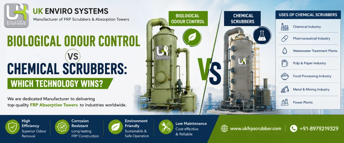 Biological Odour Control vs Chemical Scrubbers: Which Technology Wins?