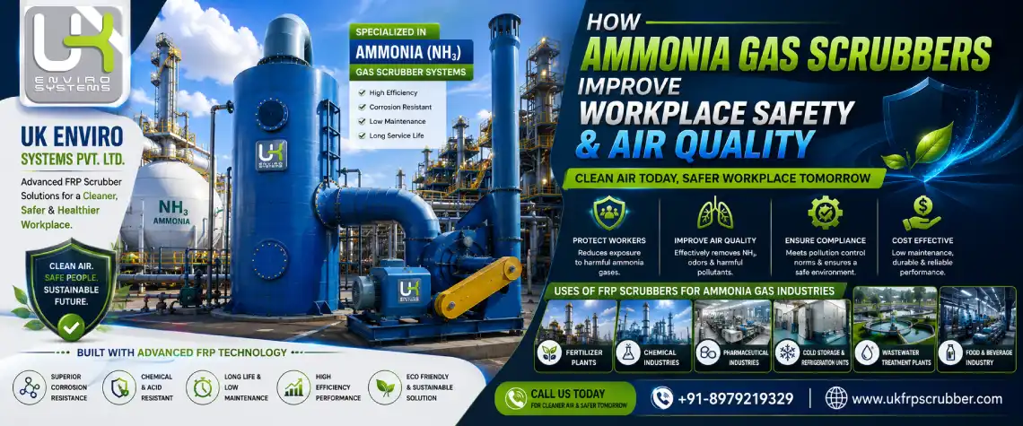 How Ammonia Gas Scrubbers Improve Workplace Safety and Air Quality